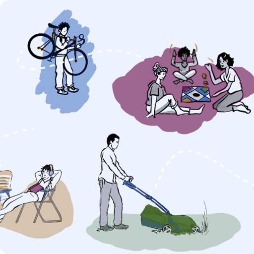 Borrow'd community illustration